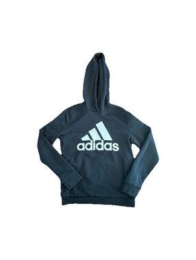 Adidas Badge of Sport Hoodie - Classic Black & White - Size Small